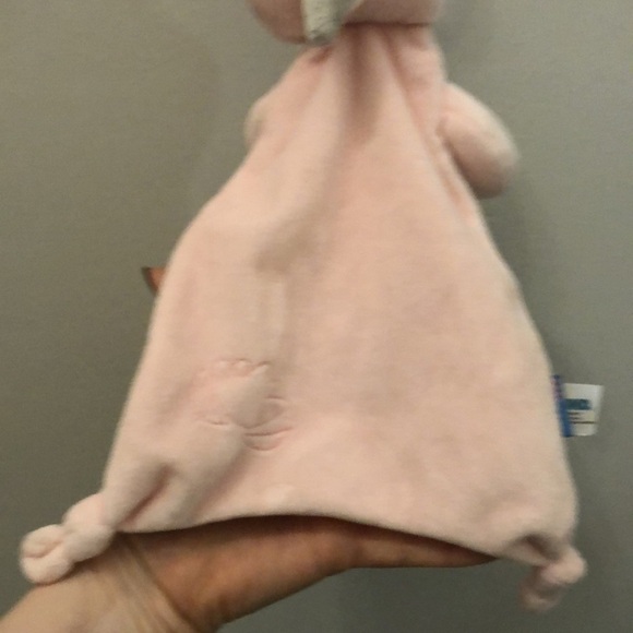 Baby Gund Flamingo Teether Lovey Toothpick Pink Security Blanket Aubrey - Picture 3 of 10